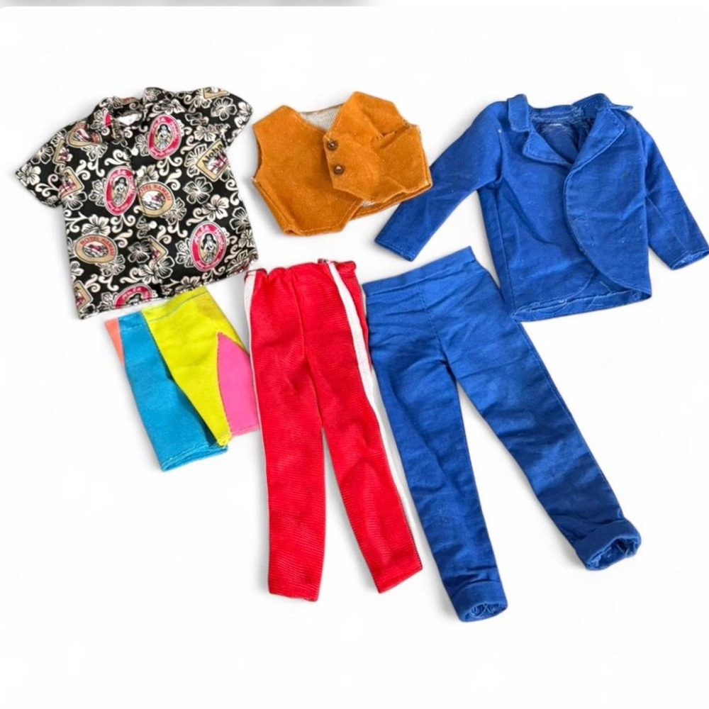 Vintage Barbie Ken Doll 6 clothing pieces